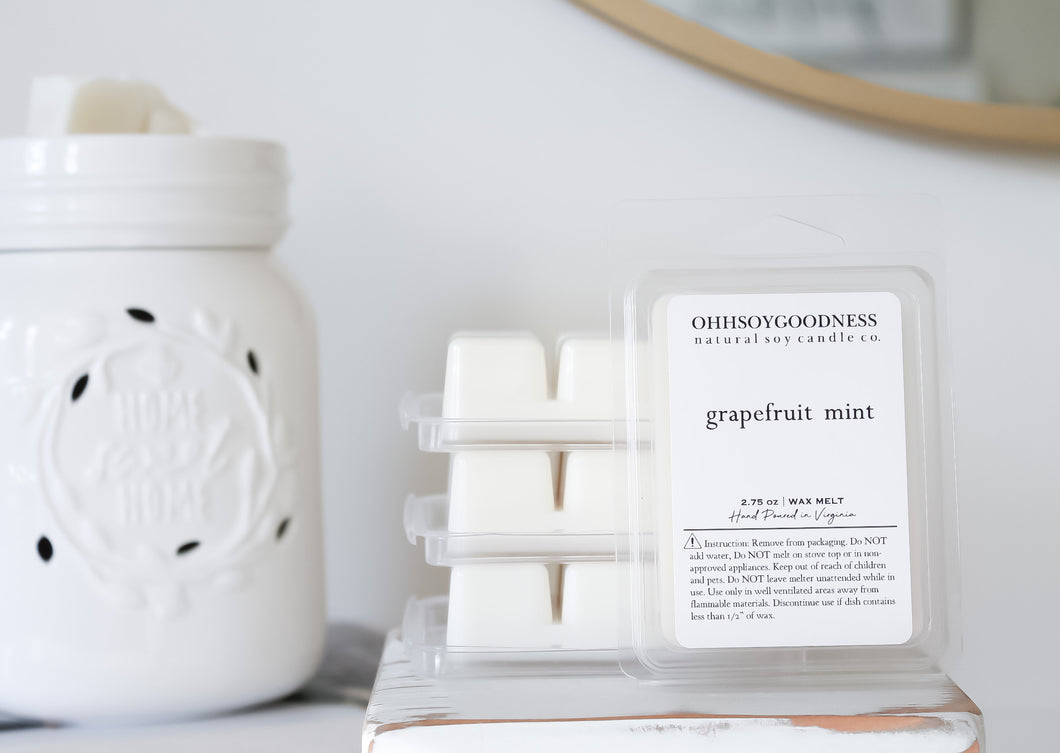 Grapefruit + Mint - Wax Melt